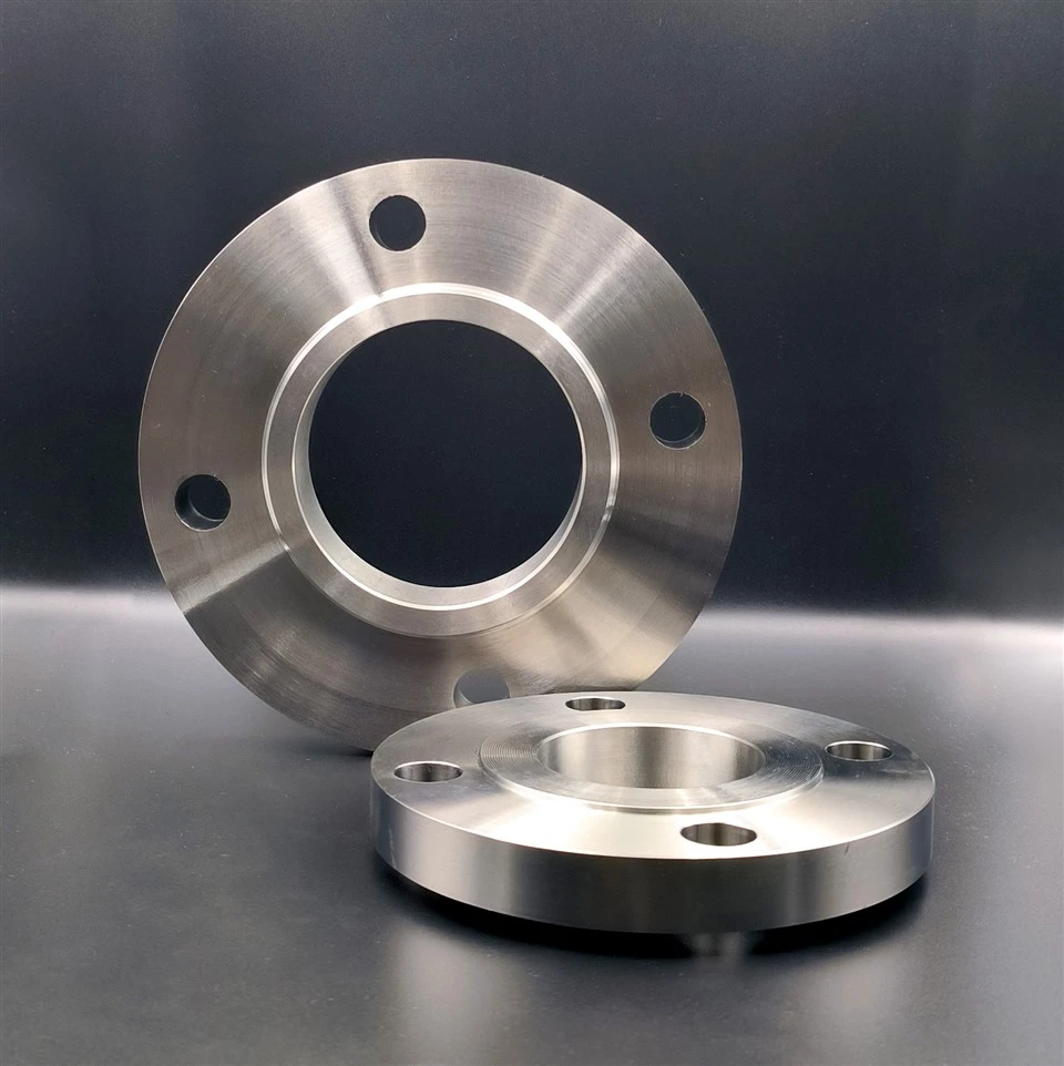 GR5 Titanium Neck Flat Welded Pipe Flange