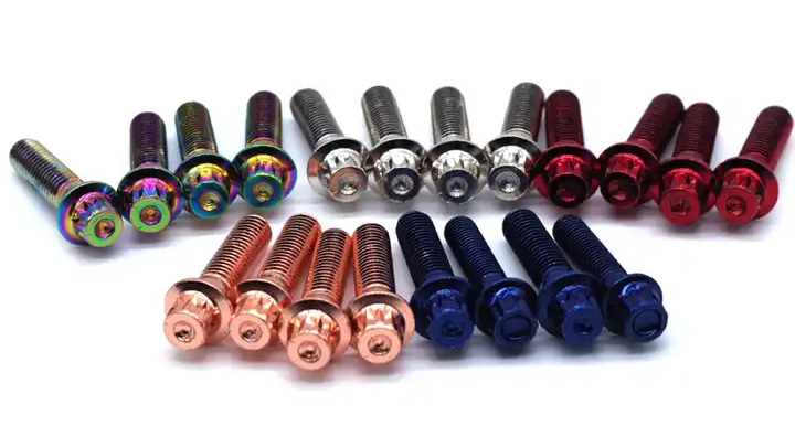 Super low price titanium flange bolts Super low price titanium flange bolts